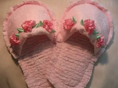 Como hacer pantuflas Shabby Chic