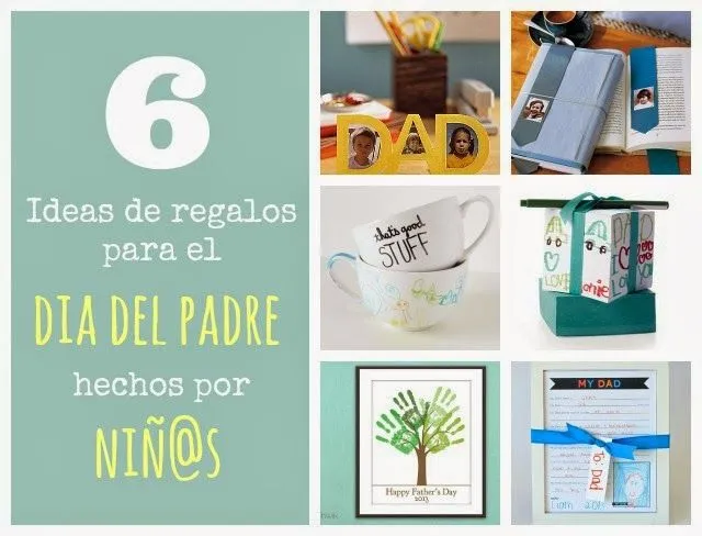 Para Papá: 6 ideas de regalos del dia del padre hechos por niños ...