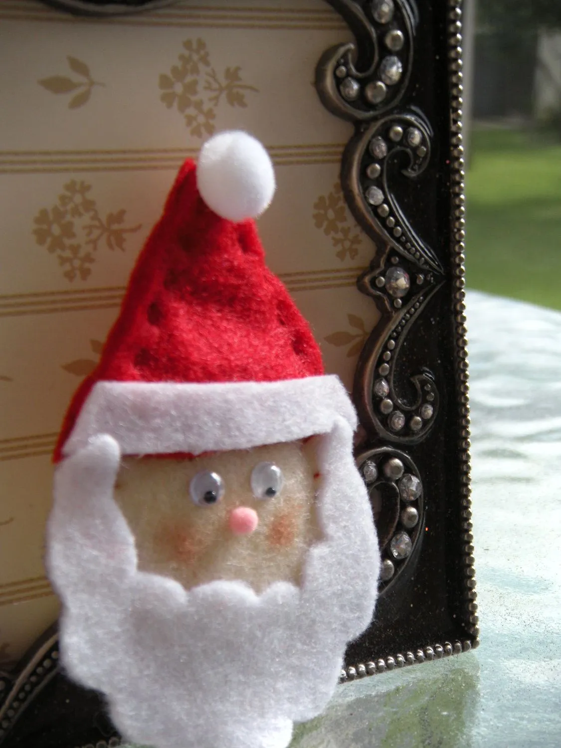 Papa Noel | Broches de Fieltro | ideas y trucos para Broches de ...