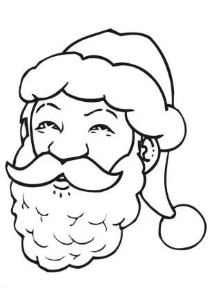 Papai Noel para colorir