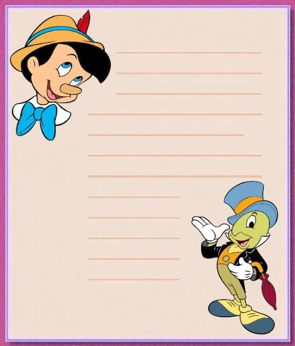 Papel de carta infantil