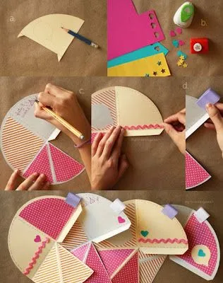 Craftingeek*: Tarjeta Circular Stand-up // Scrapbook FACIL