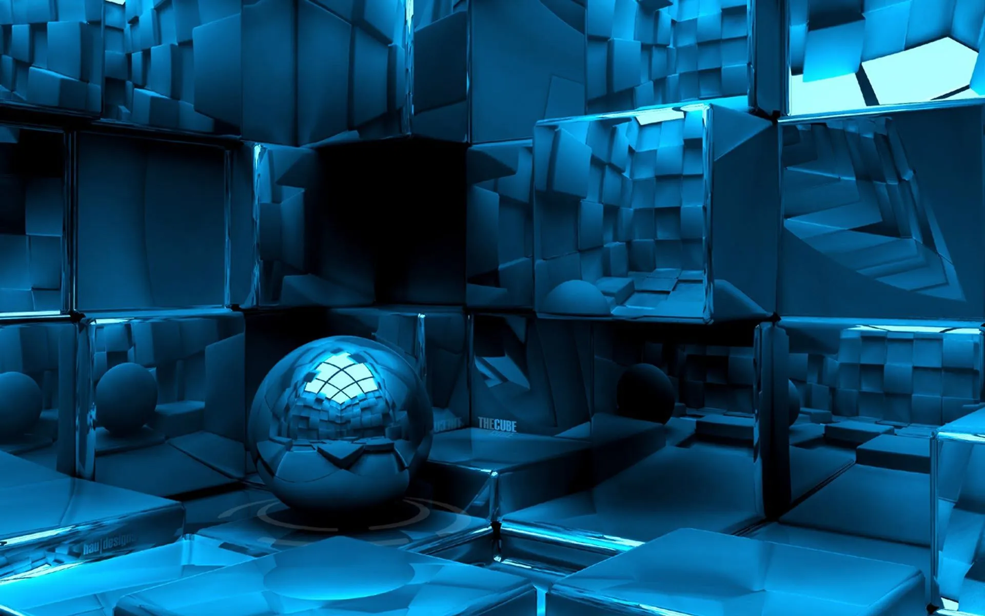 Papel de Parede 3D - O Cubo Wallpaper para Download no Celular ou ...