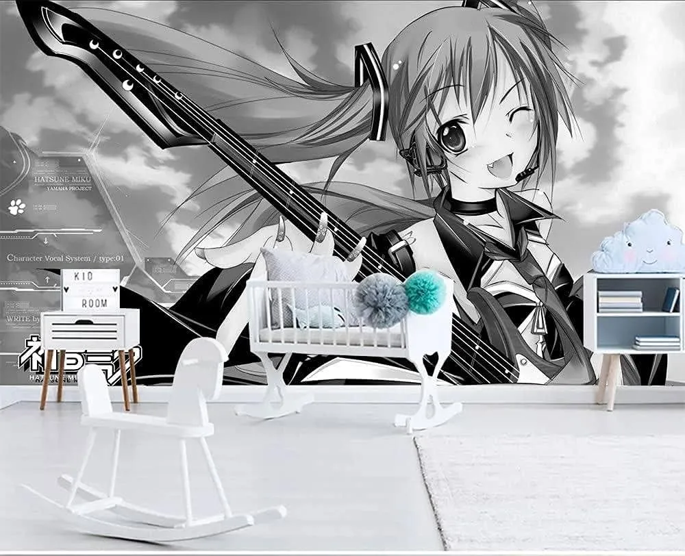 Papel Pintado Hatsune Miku dinámico para colorear modelo 3d fotomural para  paredes mural moderno dormitorio salon decoracion-312x219cm(WxH) :  Amazon.es: Bricolaje y herramientas