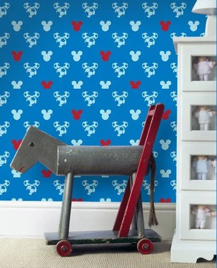 Papel pared Mickey Mouse > Decoracion Infantil y Juvenil, Bebes y ...