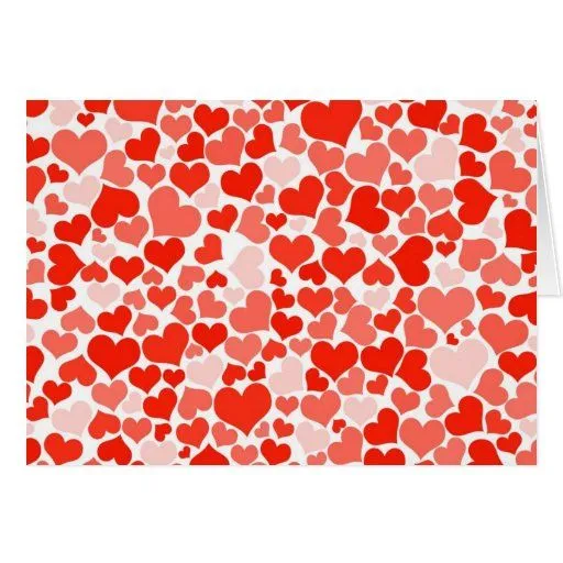 Papel pintado rojo del modelo de los corazones tarjetas de Zazzle.