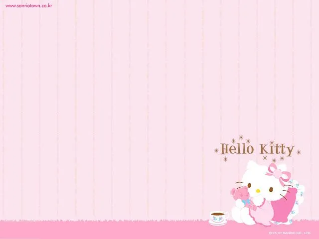 Papel tapiz de Hello Kitty - Imagui