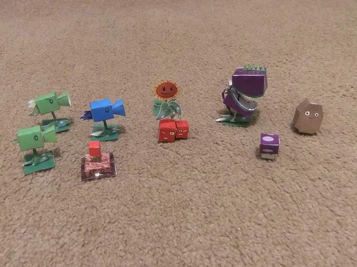 Paper Craft Models: Plants VS Zombies | zombie party | Pinterest ...