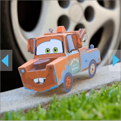 Paper Craft Tom Mate Cars 2 :: Cortos Disney Pixar Cars