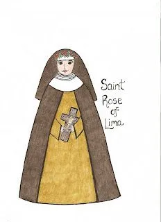 Paper Dali: Saint Rose of Lima / Santa Rosa de Lima