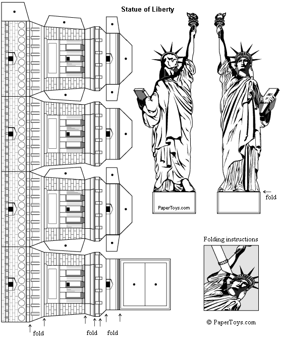 Paper Models of Monuments: Modelos de papel de monumentos para armar