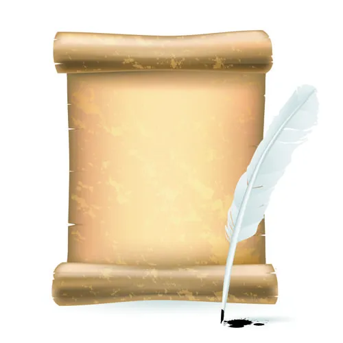 Paper Scrolls vector 04 - Vector Other free download