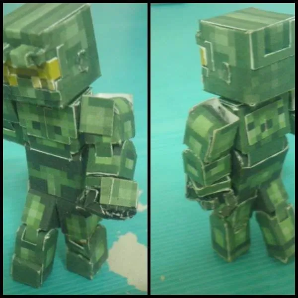 Papercraft Bendable Spartan (Halo) | Paper crafts, Halo, Bendable