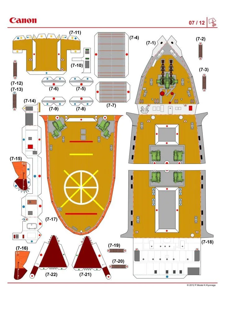 Papercraft Buque Oceanográfico – Plantilla para imprimir gratis ✂️