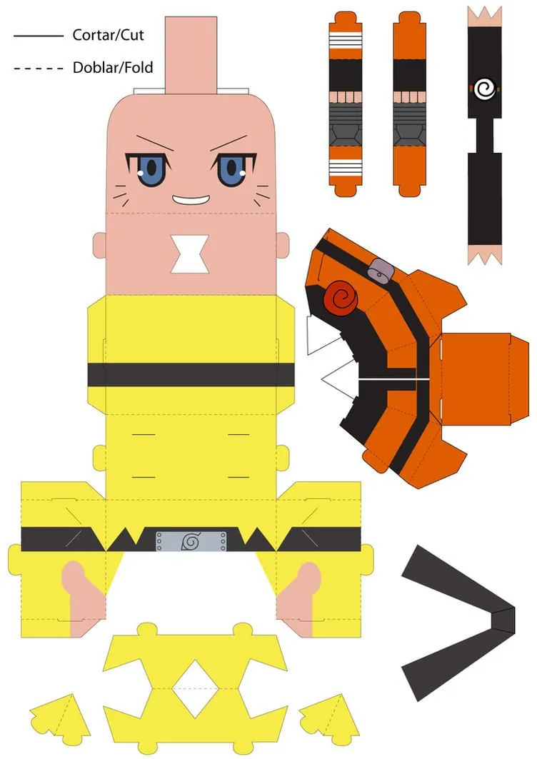 Papercraft Graphig Naruto Shippuden Version 1 by KojiDark on ...