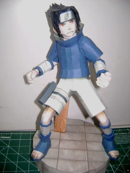 Papercraft - Naruto - Sasuke Uchiha | Papercraft4u | Free ...