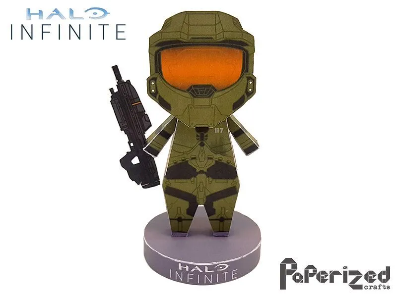Paperized Crafts: Halo Infinite: Master Chief Papercraft | Halo, Paper  crafts, Master chief