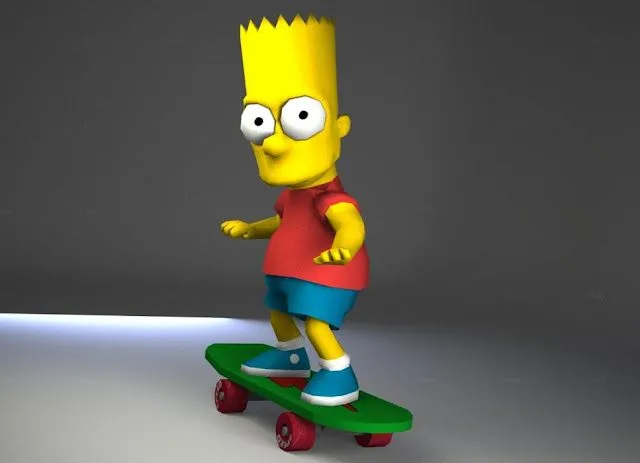 Papermau: The Simpsons - Bart Simpson Paper Model - by Warzonefury ...