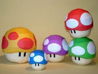 Los hongos de Mario Bros.