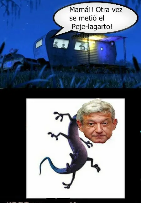 Papitas Leys — AMLO haciendo de las suyas en monsters inc