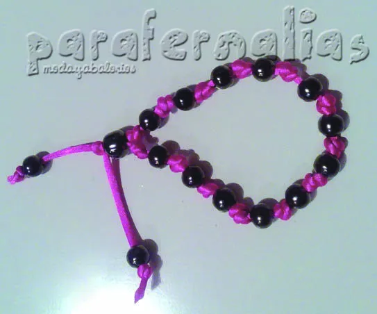 Parafernalias. Moda y abalorios: Pulseras ajustables de cola de ...