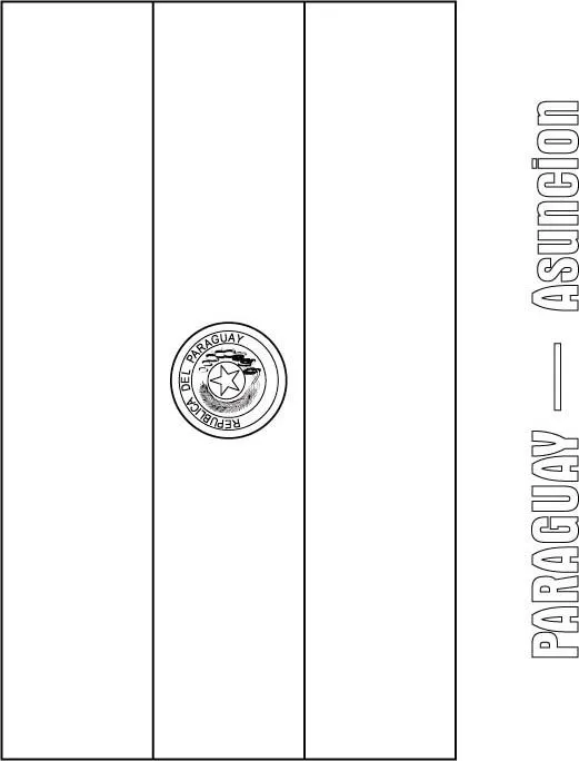 Paraguay flag coloring page | Download Free Paraguay flag coloring ...