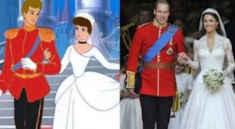 Parecidos razonables entre Cenicienta y la boda de los príncipes ...