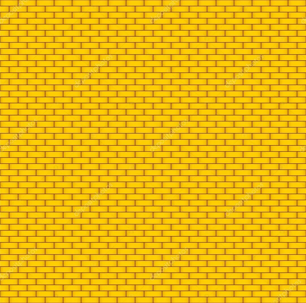 pared de ladrillos amarillos. fondo transparente — Vector stock ...