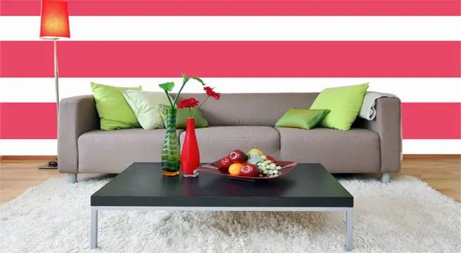 Paredes a rayas horizontales