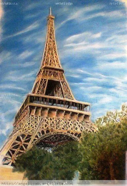 París, la torre Eiffel M. Angélica Brito González - Artelista.