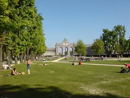 El Parque del Cincuentenario en Bruselas