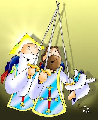 Parroquia La Inmaculada: Dibujos de Fano, La Santísima Trinidad