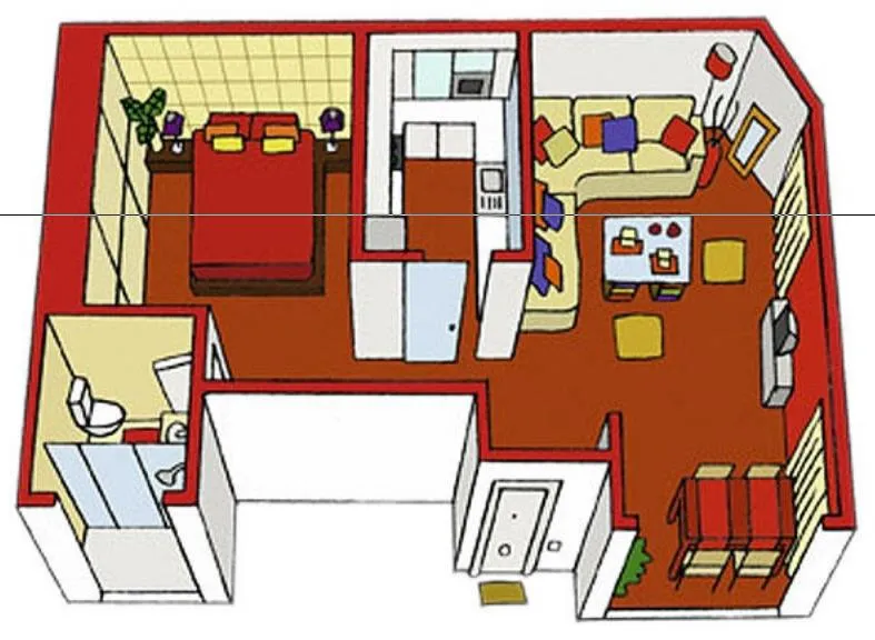 Partes de la casa, las preposiciones de lugar