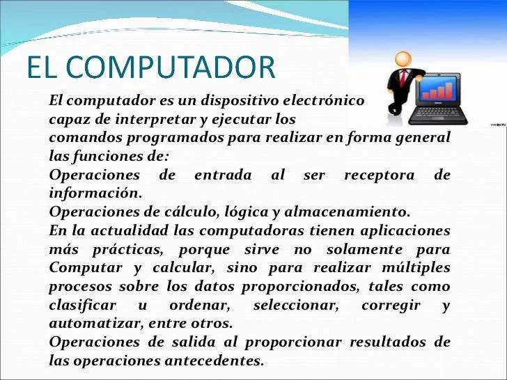 Partes de una computadora y sus funciones para niños - Imagui