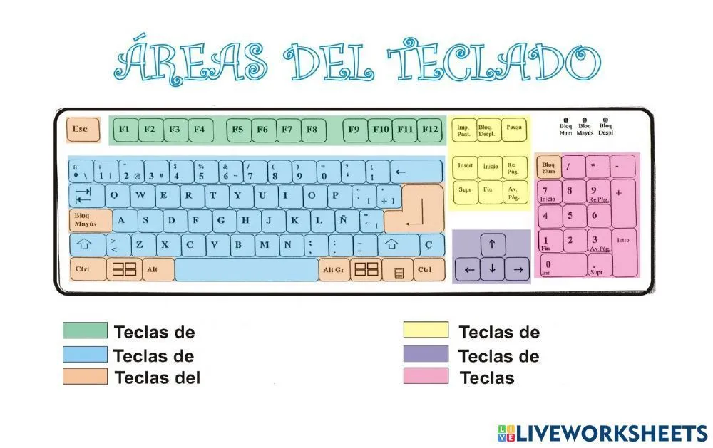 Partes del teclado online activity | Teaching computers, Computer basics,  Resource classroom