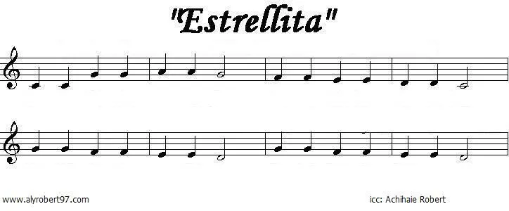 Partitura de estrellita para violin - Imagui