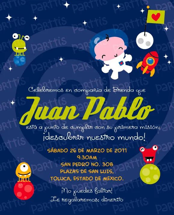 PARTTIS: Baby shower de Juan Pablo, un tema muy original: Bebé ...