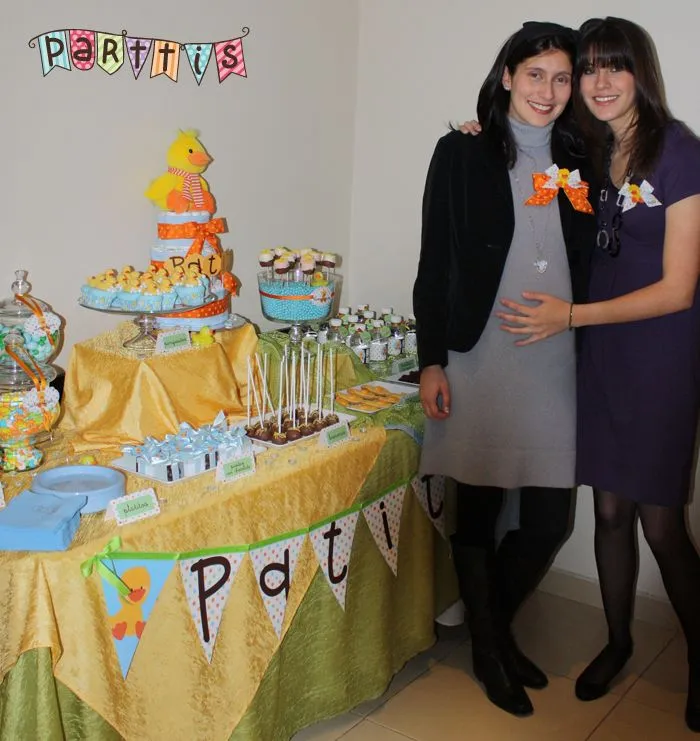 PARTTIS: Baby shower de Mariana, patitos por doquier