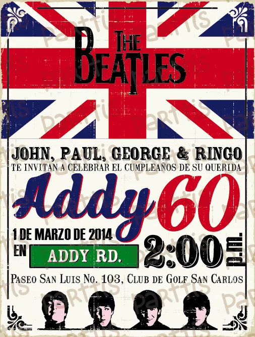 PARTTIS: Fiesta de cumple de los Beatles :: ¡el tema perfecto para ...