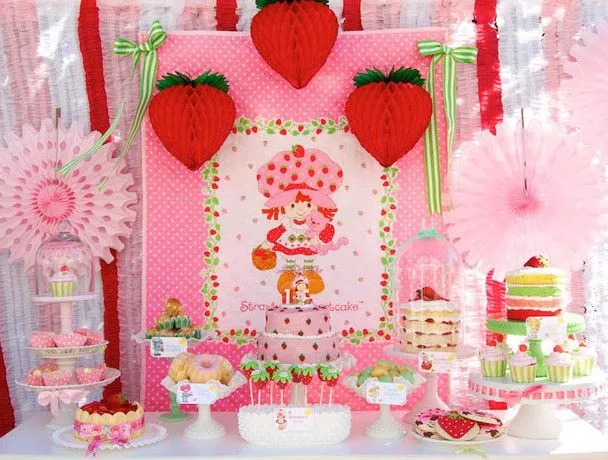 Party Frosting: Strawberry Shortcake Party ideas and inspiration