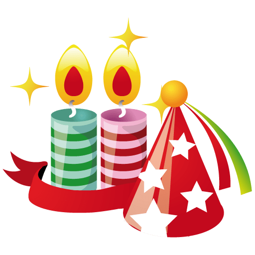 Party hat candles Icon | Christmas Iconset | mohsen fakharian