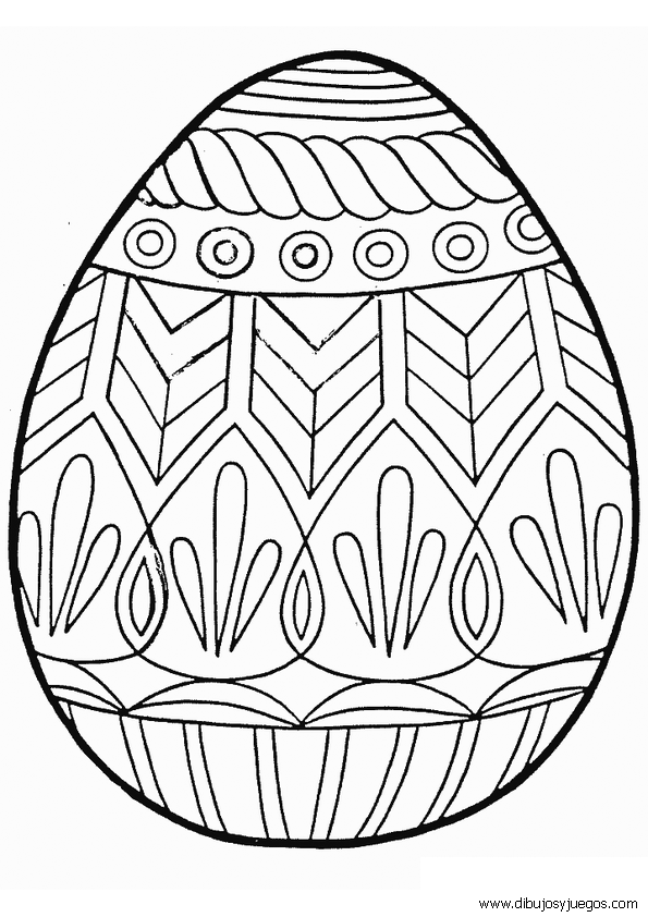 pascua-huevos-002 | Dibujos y juegos, para pintar y colorear