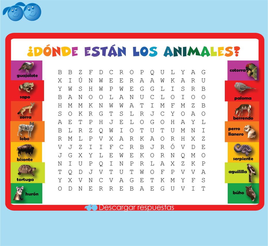 Pasitos de ilusion ......: Sopa de letras para niños.