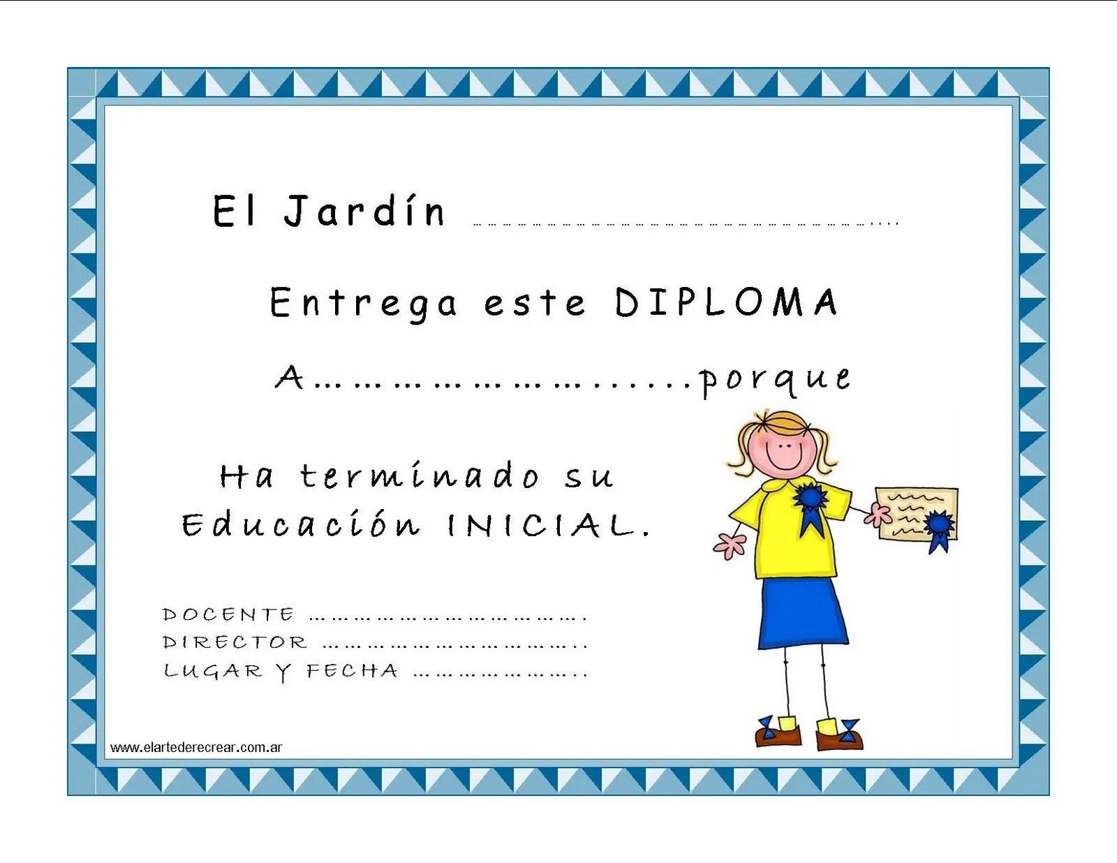 PASO A PASO CON JEANNINE: DIPLOMAS IMPRIMIBLES