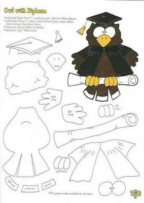 PASO A PASO CON JEANNINE: MOLDES DE BUHO GRADUADO