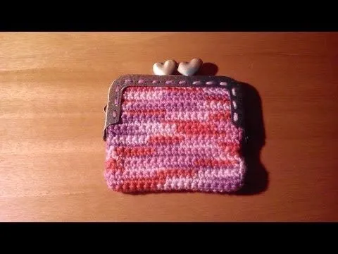 Como hacer paso a paso un Monedero con boquilla cuadrada a ...