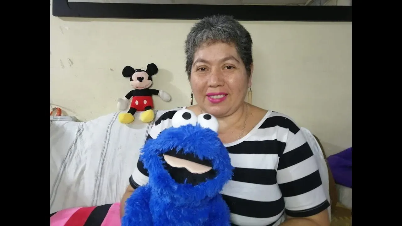 PASO A PASO PELUCHE MONSTRUO COME GALLETAS (PLAZA SESAMO) - YouTube