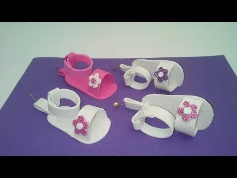 Paso a Paso - Sandalia en Fomi o Goma Eva o Foami Samaa.Com.pk