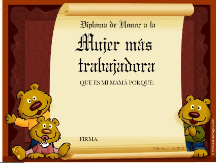 Primeros pasos en Primaria: Día de la Mujer Trabajadora 2013