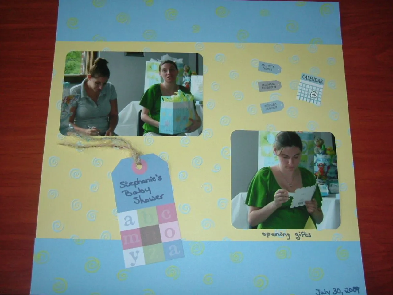 Passionate About Crafting : Scrapbooking | Two Quick and Easy Baby ...